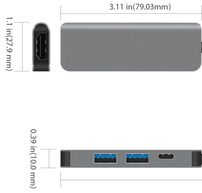 JCPAL Linx 4in1 USB-C(PD) to 4K HDMI Hub 2xUSB-A