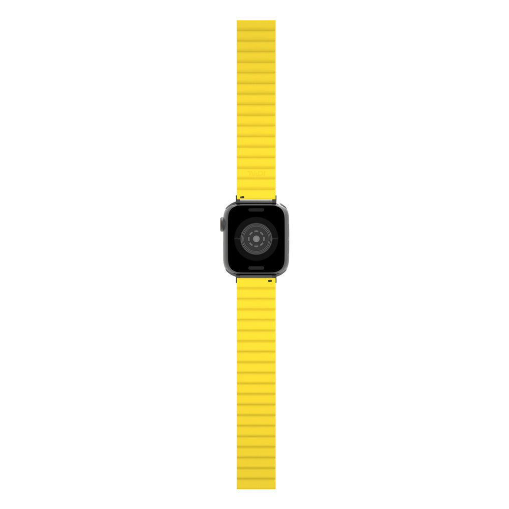 JCPal FlexForm Pasek do Apple Watch Szary/Żółty (42/44/45mm)