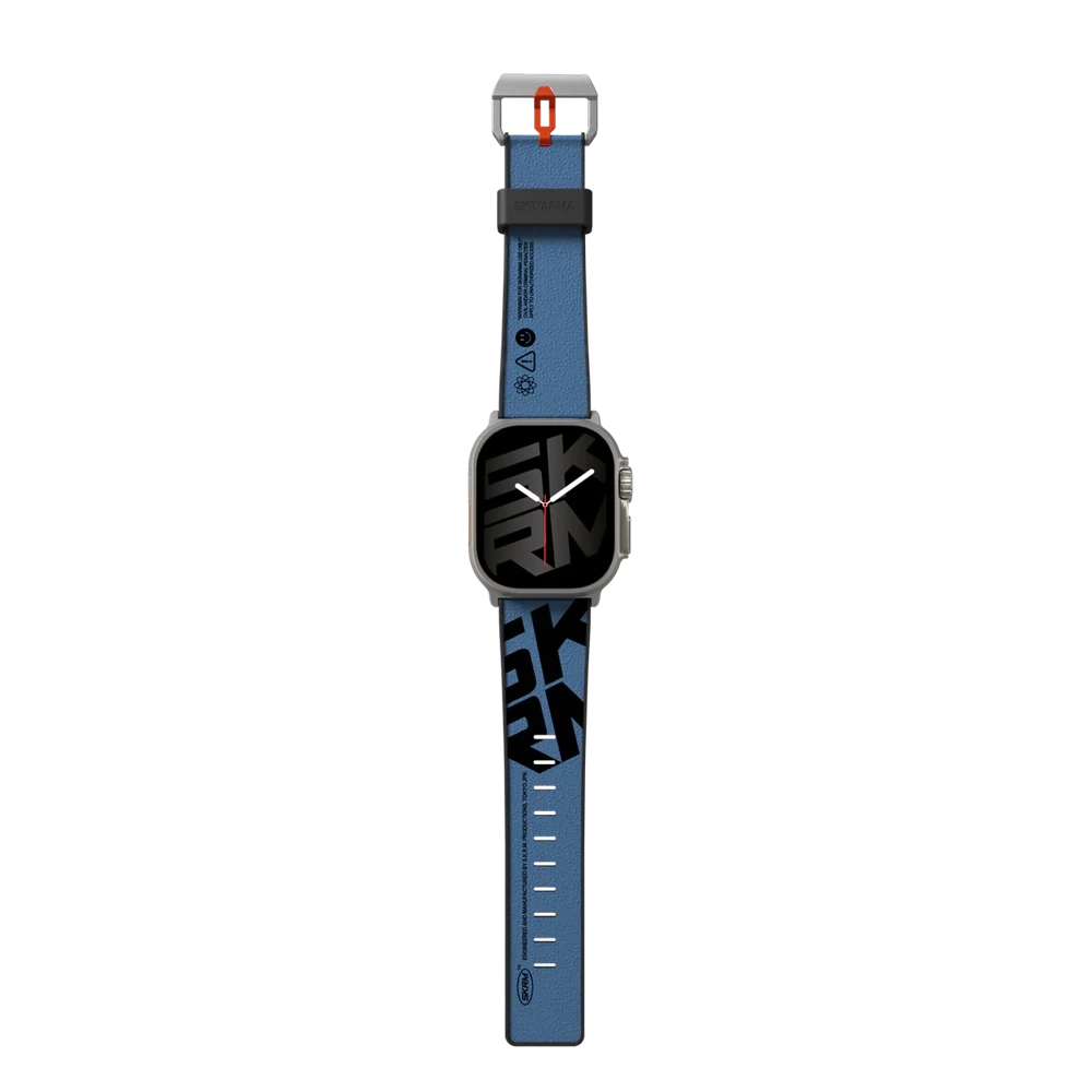 SKINARMA Pasek do APPLE WATCH ULTRA ~ SPUNK BLUE